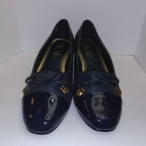 Soft Style Hush Puppies Womens Shoes Size 7W Blue